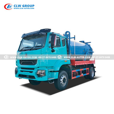 Sinotruk Howo Sewage Suction Truck with Jurop PN155 Vacuum Pump