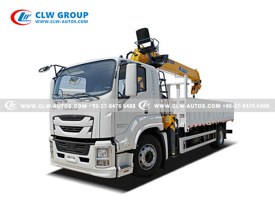 ISUZU GIGA 8x4 16-Ton Straight Boom Crane Truck with 360° Rotation and 350HP Euro IV Engine