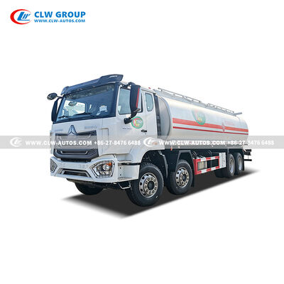 HOWO 8×4 25,000L Fuel Tank Truck with Fuel Dispensing System