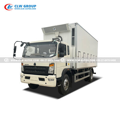 Sinotruk HOWO 10-Ton Refrigerated Truck with Thermo King RV-1200S for Right-Hand Drive Cold Chain Logistics