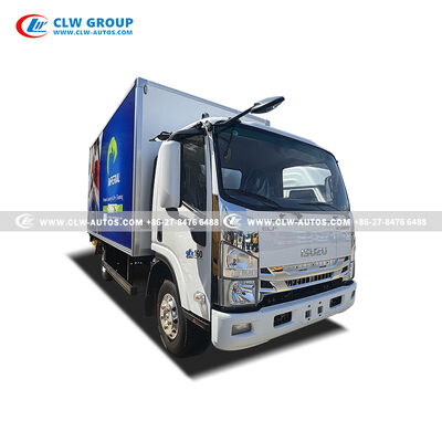 ISUZU KV600 5-Ton Dry Cleaning Delivery Truck with Insulated Cargo Box and 2-Ton Hydraulic Tailgate