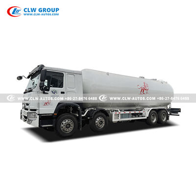 Sinotruk HOWO 8x4 35.5m³ High-Capacity LPG Bobtail Truck with WEICHAI 365-400HP Engine and Q345R Steel Tank
