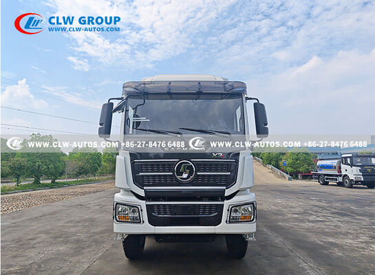 Shacman 8x4 440HP Bulk Feed Transport Truck with 20tons Carbon Steel Tank and Hydraulic Unloading System