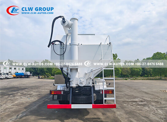Shacman 8x4 440HP Bulk Feed Transport Truck with 20tons Carbon Steel Tank and Hydraulic Unloading System