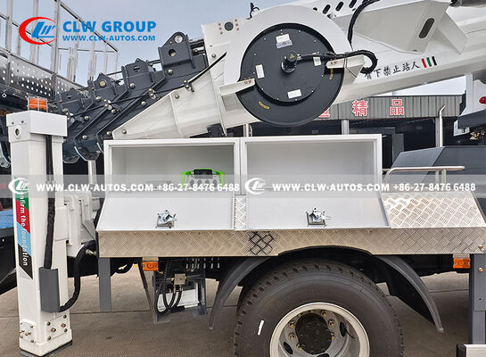 55m Telescopic Aerial Work Platform Truck With 400kg Bucket