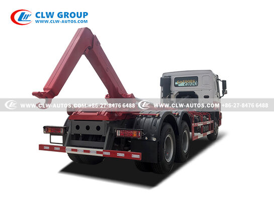 Sinotruk HOWO RHD 6x4 25-Ton Hydraulic Hook Lift Truck with Weichai 400HP Engine and RHD HW76 Cabin