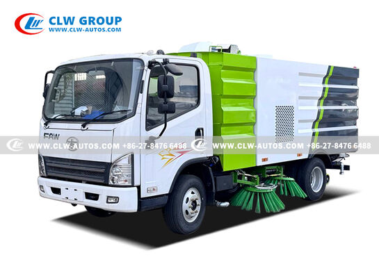 FAW RHD 5.5m³ Road Sweeper Truck – Right-Hand Drive Vacuum Sweeper with Dual-Engine Power & Intelligent Control