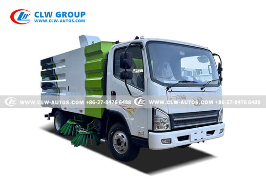 FAW RHD 5.5m³ Road Sweeper Truck – Right-Hand Drive Vacuum Sweeper with Dual-Engine Power & Intelligent Control