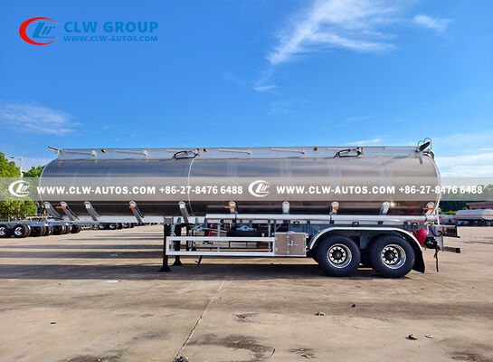38000L Capacity 3-Compartment Aluminum Alloy Fuel Tank Semi-Trailer for Bulk Fuel Transport