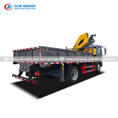 HOWO 5 Ton Knuckle Boom Crane Truck for Dual Lifting & Hauling