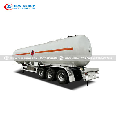 59.5CBM 3 Axle LPG Tank Semi Trailer For Nigeria