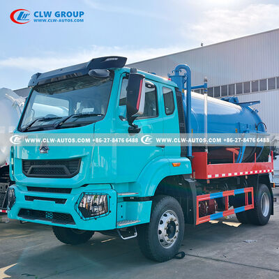 Sinotruk Howo Sewage Suction Truck with Jurop PN155 Vacuum Pump