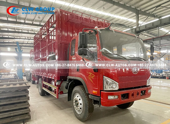 FAW Tiger VH 4x2 Stake-Side Cargo Truck with Yuchai 130HP Engine, Removable Stake Body & 10 Ton Payload for Agriculture