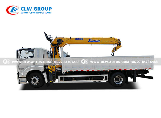 ISUZU GIGA 8x4 16-Ton Straight Boom Crane Truck with 360° Rotation and 350HP Euro IV Engine