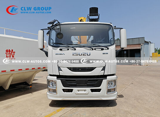 ISUZU GIGA 8x4 16-Ton Straight Boom Crane Truck with 360° Rotation and 350HP Euro IV Engine