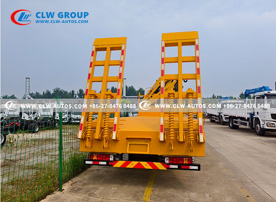 Sinotruk HOWO 6x4 Flatbed Wrecker Truck with 10 Ton Knuckle Boom Crane
