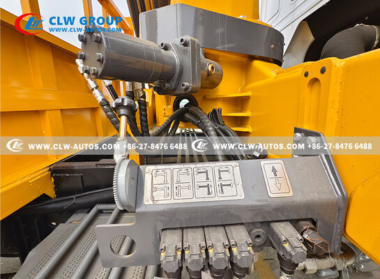 Sinotruk HOWO 6x4 Flatbed Wrecker Truck with 10 Ton Knuckle Boom Crane