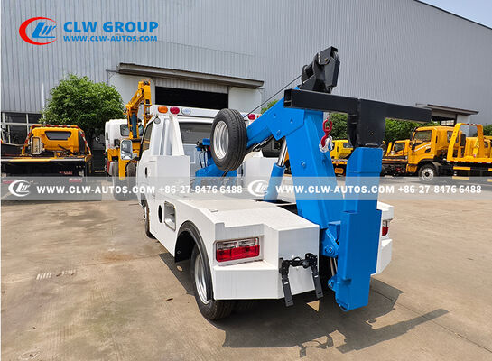 Compact Mini 3 Ton Integrated Wrecker Tow Truck for Narrow Road Rescue