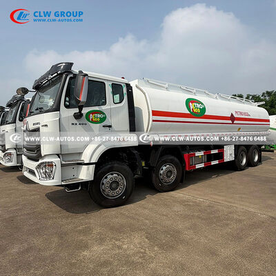 HOWO 8×4 25,000L Fuel Tank Truck with Fuel Dispensing System