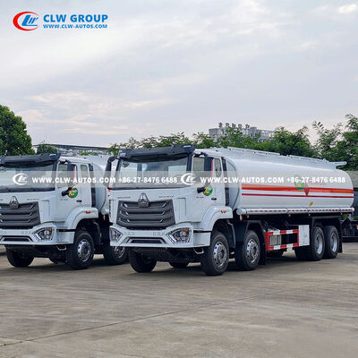 HOWO 8×4 25,000L Fuel Tank Truck with Fuel Dispensing System