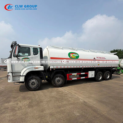 HOWO 8×4 25,000L Fuel Tank Truck with Fuel Dispensing System