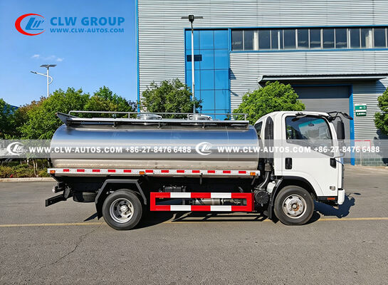 5m³ Milk Tank Truck with CIP Self-Cleaning System