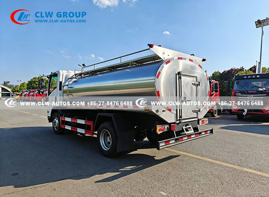 5m³ Milk Tank Truck with CIP Self-Cleaning System