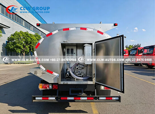 5m³ Milk Tank Truck with CIP Self-Cleaning System