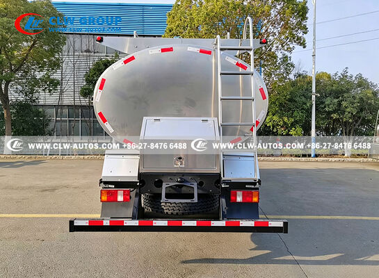 HOWO 8000L Stainless Steel Insulated Milk Tank Truck for Milk Transport