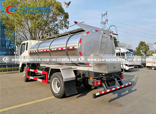 HOWO 8000L Stainless Steel Insulated Milk Tank Truck for Milk Transport