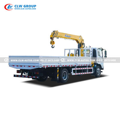 ISUZU 4x2 5-Ton Crane Truck with XCMG 4-Section Boom and 360° Rotation for Construction & Logistics