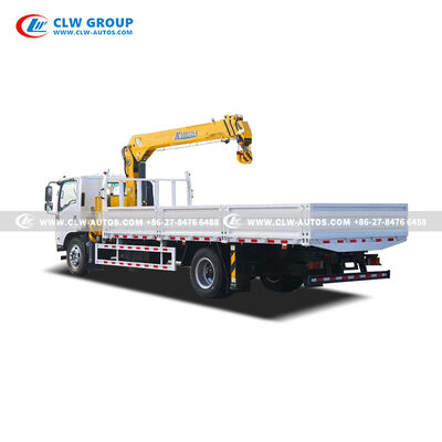 ISUZU 4x2 5-Ton Crane Truck with XCMG 4-Section Boom and 360° Rotation for Construction & Logistics