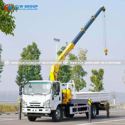 ISUZU 4x2 5-Ton Crane Truck with XCMG 4-Section Boom and 360° Rotation for Construction & Logistics