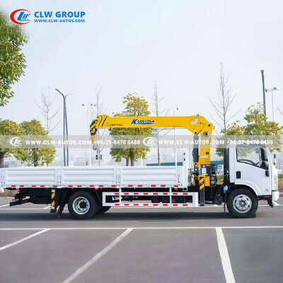 ISUZU 4x2 5-Ton Crane Truck with XCMG 4-Section Boom and 360° Rotation for Construction & Logistics