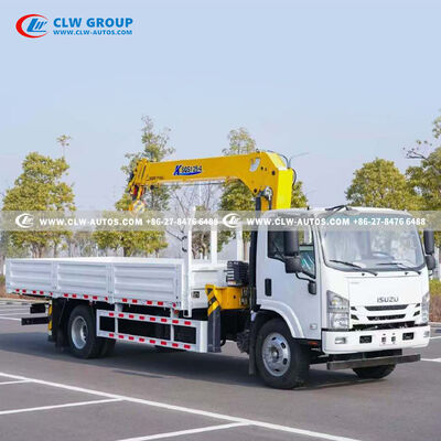 ISUZU 4x2 5-Ton Crane Truck with XCMG 4-Section Boom and 360° Rotation for Construction & Logistics