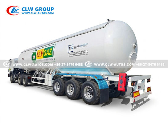 59.5 CBM LPG Tank Trailer with Filling Reel