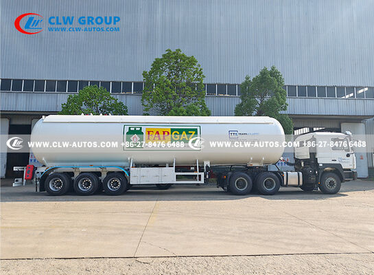 59.5 CBM LPG Tank Trailer with Filling Reel