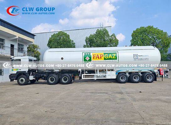 59.5 CBM LPG Tank Trailer with Filling Reel