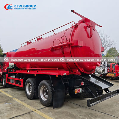 ISUZU 6x4 Sewage Suction Truck with 15-20m³ Carbon Steel Tank and High-Efficiency Vacuum Suction System