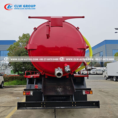 ISUZU 6x4 Sewage Suction Truck with 15-20m³ Carbon Steel Tank and High-Efficiency Vacuum Suction System