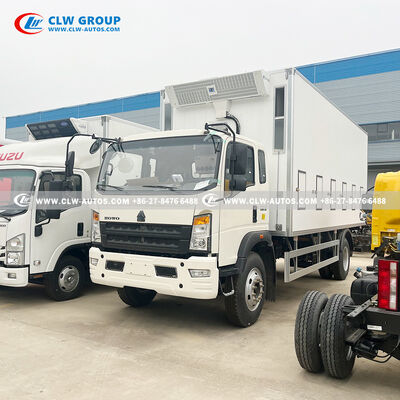 Sinotruk HOWO 10-Ton Refrigerated Truck with Thermo King RV-1200S for Right-Hand Drive Cold Chain Logistics
