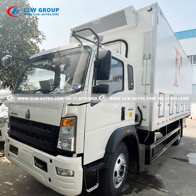 Sinotruk HOWO 10-Ton Refrigerated Truck with Thermo King RV-1200S for Right-Hand Drive Cold Chain Logistics