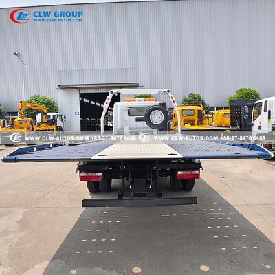 Dongfeng Dolica 4-Ton Recovery Flatbed Wrecker Tow Truck 6m Tilt Tray