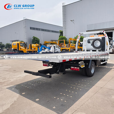 Dongfeng Dolica 4-Ton Recovery Flatbed Wrecker Tow Truck 6m Tilt Tray