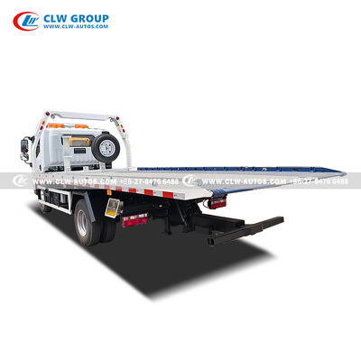 Dongfeng Dolica 4-Ton Recovery Flatbed Wrecker Tow Truck 6m Tilt Tray