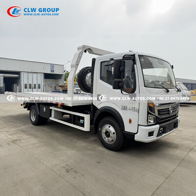 Dongfeng Dolica 4-Ton Recovery Flatbed Wrecker Tow Truck 6m Tilt Tray