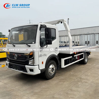 Dongfeng Dolica 4-Ton Recovery Flatbed Wrecker Tow Truck 6m Tilt Tray