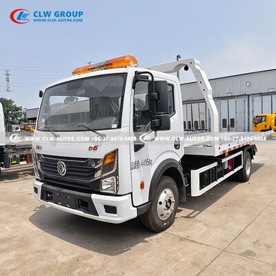 Dongfeng Dolica 4-Ton Recovery Flatbed Wrecker Tow Truck 6m Tilt Tray