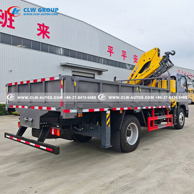 Sinotruk HOWO 4x2 5-Ton Knuckle Boom Crane Truck with 360° Rotation and 4.5m Cargo Box for Algeria