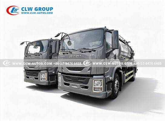 I-SUZU 13m³ Sewer Cleaning Truck with SK-30S Water-Ring Vacuum Pump